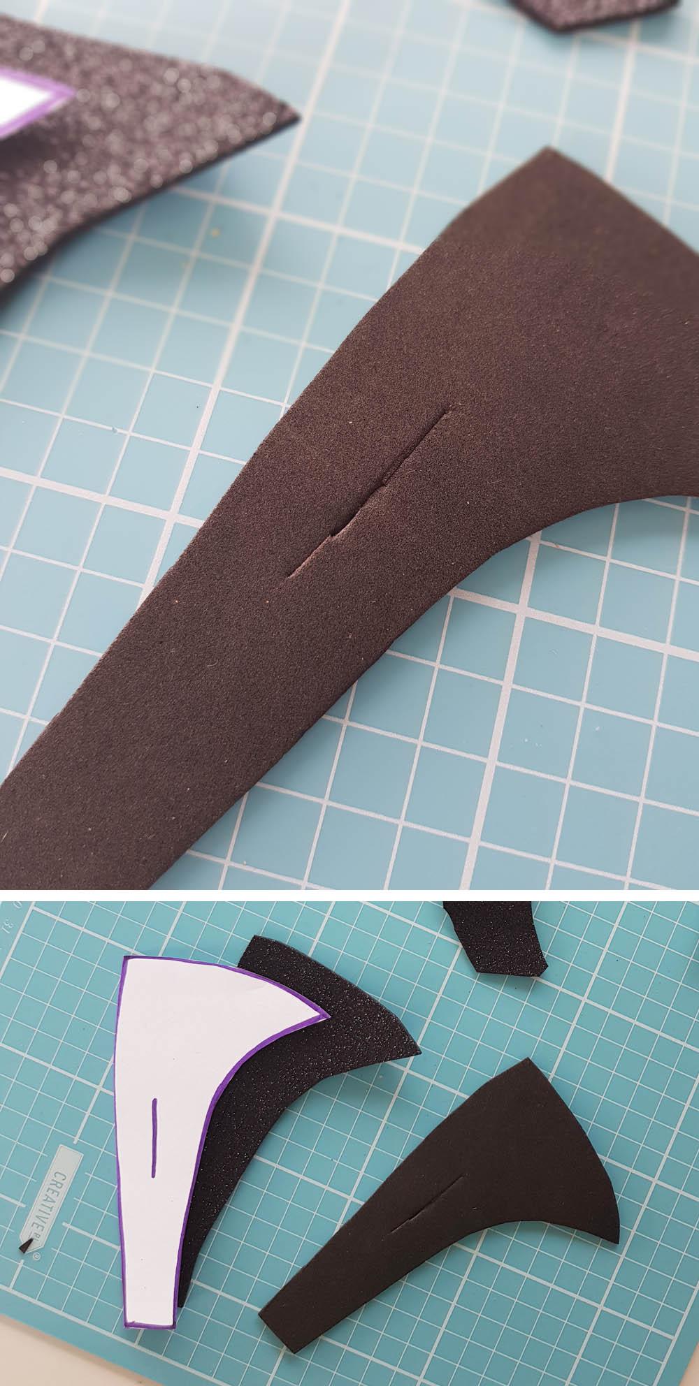 vampirina no sew fancy dress up halloween disney diy headband hair vampire tutorial mum crafts 4.jpg